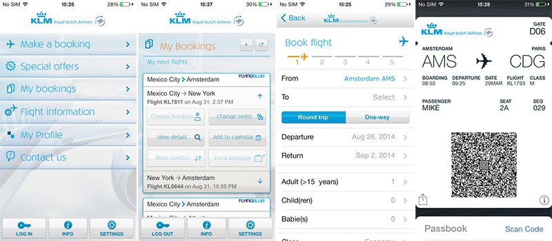 KLM Mobile App