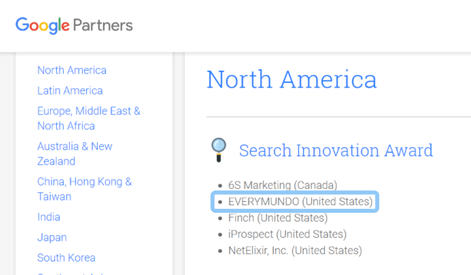 google premier partner awards