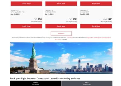 Country-To-Country airTRFX Template Page - Air Canada